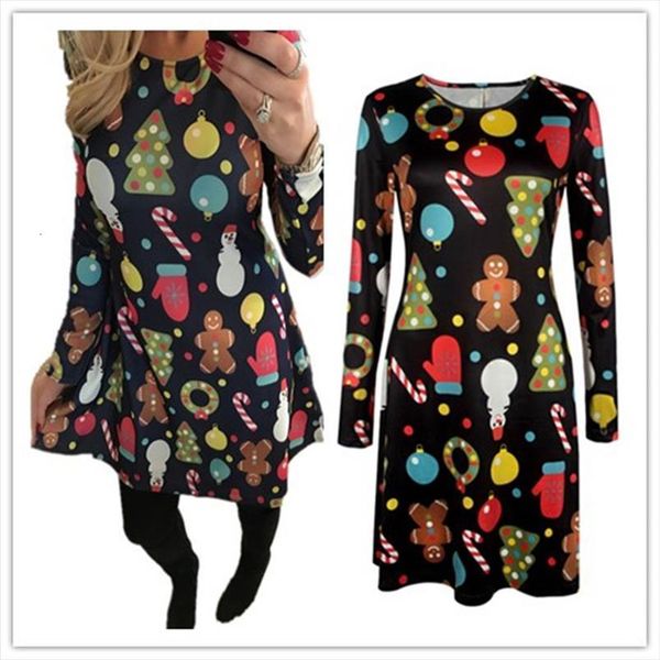 5xl plus size christmas women dress casual cartoon print party long sleeve ladies winter vestido robe femme, Black;gray
5xl plus size christmas women dress casual cartoon print party long sleeve ladies winter vestido robe femme, Black;gray