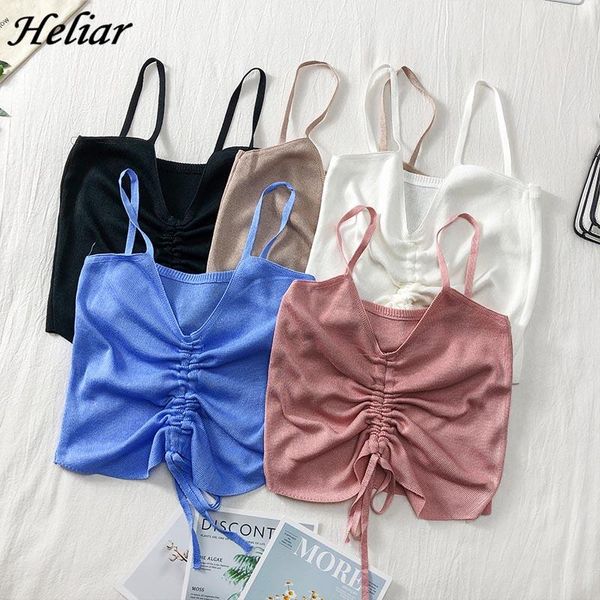 women's tanks & camis heliar women spaghetti female knitting solid tank drawstrin'g crop night club bodycon camisouls summer 2, White
women's tanks & camis heliar women spaghetti female knitting solid tank drawstrin'g crop night club bodycon camisouls summer 2, White