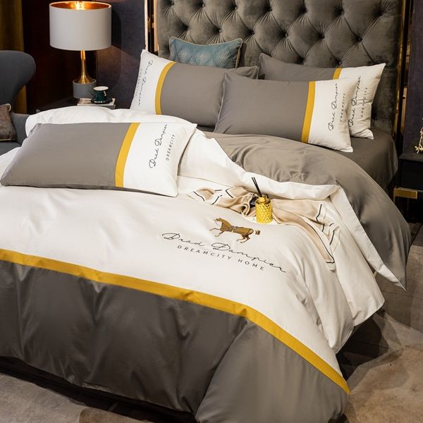 european light luxury embroidery four piece set 100 bedding satin long staple cotton bed sheet quilt cover double
european light luxury embroidery four piece set 100 bedding satin long staple cotton bed sheet quilt cover double