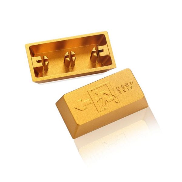 exit design gold black blue metal keycaps for cherry mx switch mechanical gaming keyboard 2x backspace aluminum alloy key cap keyboards
exit design gold black blue metal keycaps for cherry mx switch mechanical gaming keyboard 2x backspace aluminum alloy key cap keyboards