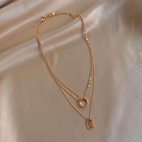 xianlan469 pictures fold belt necklace female ins tide restoring ancient ways light cold wind collarbone chain of luxury niche web, Silver
xianlan469 pictures fold belt necklace female ins tide restoring ancient ways light cold wind collarbone chain of luxury niche web, Silver