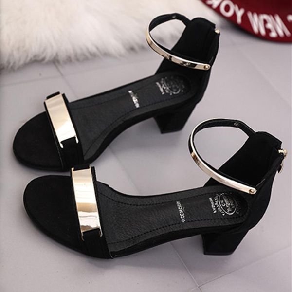 dress shoes 2021 women sandals fashion buckle square heel ladies summer sandalias mujer size 35-39, Black
dress shoes 2021 women sandals fashion buckle square heel ladies summer sandalias mujer size 35-39, Black