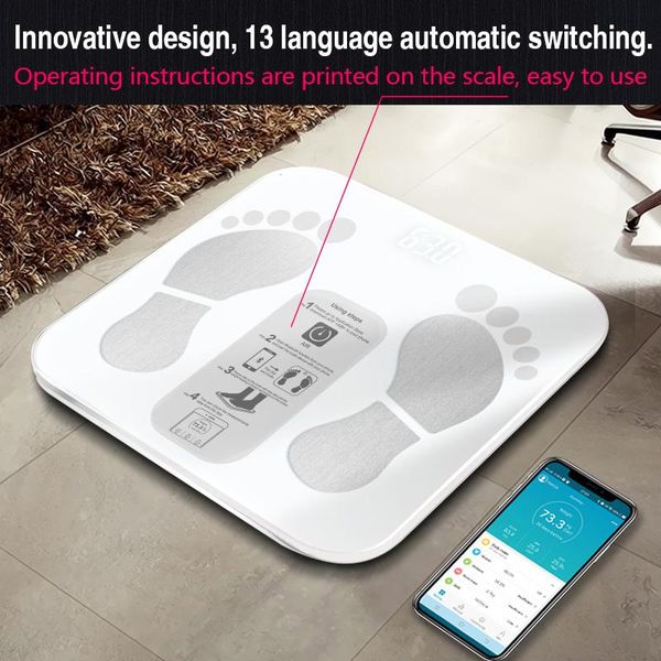 smart scales design digital electronic bathroom bluetooth body fat bmi weighing scale app analyzer social apps sharing
smart scales design digital electronic bathroom bluetooth body fat bmi weighing scale app analyzer social apps sharing