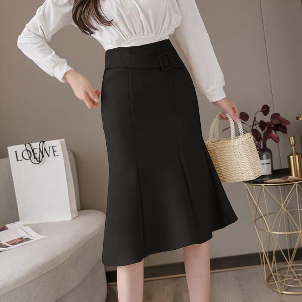 skirts women's elegant elastic waist bodycon midi skirt 2021 spring summer high fishtail slim business, Black
skirts women's elegant elastic waist bodycon midi skirt 2021 spring summer high fishtail slim business, Black