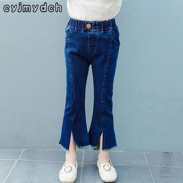 fashion spring girls jeans boot cut vent for solid ninth pants denim baby girl children clothing kids clothes, Blue
fashion spring girls jeans boot cut vent for solid ninth pants denim baby girl children clothing kids clothes, Blue