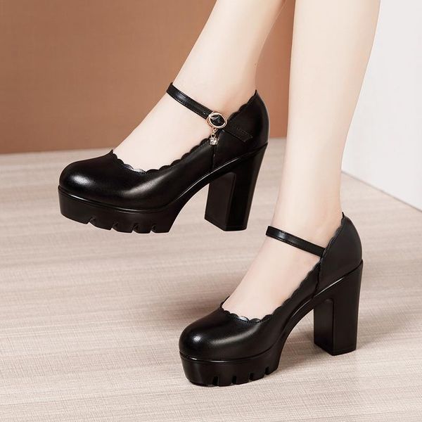 plus size 32-43 ankle buckle white red wedding shoes women 2021 spring summer leather block high heels platform pumps for office dress, Black
plus size 32-43 ankle buckle white red wedding shoes women 2021 spring summer leather block high heels platform pumps for office dress, Black