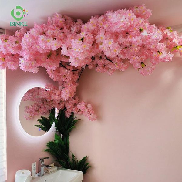 decorative flowers & wreaths 1pcs cherry blossom tree artificial flower 120cm silk high simulation wedding arch decoration home decor
decorative flowers & wreaths 1pcs cherry blossom tree artificial flower 120cm silk high simulation wedding arch decoration home decor