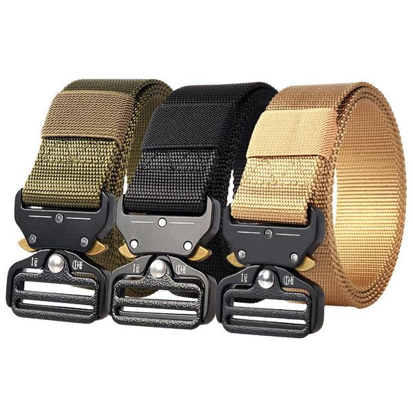 belts military tactical belt army nylon metal buckle men waistband heavy duty waist hunting training accessories, Black;brown
belts military tactical belt army nylon metal buckle men waistband heavy duty waist hunting training accessories, Black;brown