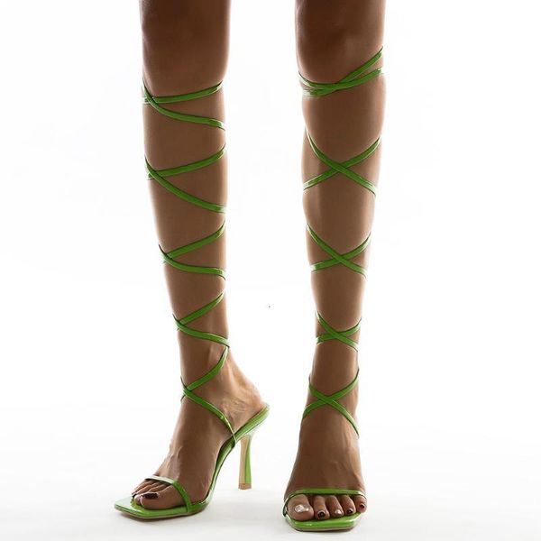 2021 fashion green women pumps thin high heels 9cm square open toe casual party sandals ankle strap lace up shoes cb7y, Black
2021 fashion green women pumps thin high heels 9cm square open toe casual party sandals ankle strap lace up shoes cb7y, Black