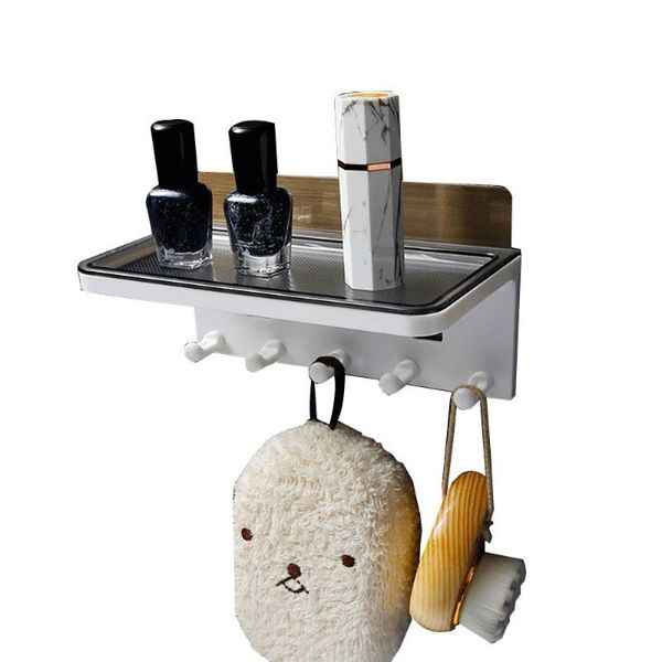 hooks & rails wall mount hook rack organizer 5 shelf key towel hanger holder storage punch-home office
hooks & rails wall mount hook rack organizer 5 shelf key towel hanger holder storage punch-home office