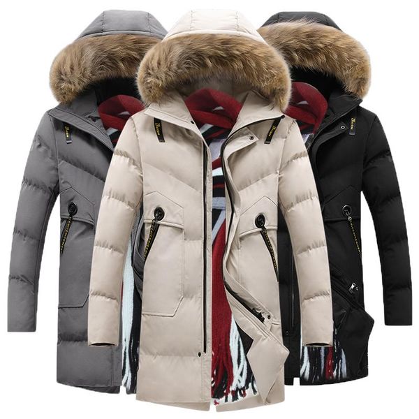 men's down & parkas men 2021 winter casual classic long fur collar thick jacket coat outwear hooded pockets waterproof jackets parka, Black
men's down & parkas men 2021 winter casual classic long fur collar thick jacket coat outwear hooded pockets waterproof jackets parka, Black