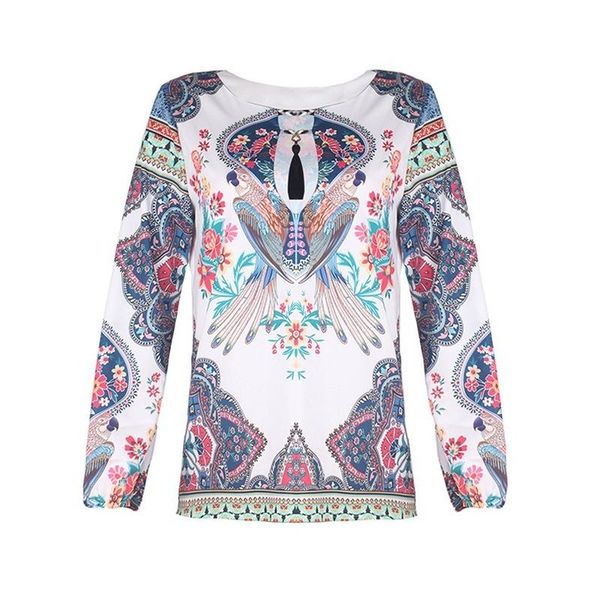 cool printed round neck lantern sleeve shirt women blouse cotton undefined long crop plus size clothes women's blouses & shirts, White
cool printed round neck lantern sleeve shirt women blouse cotton undefined long crop plus size clothes women's blouses & shirts, White