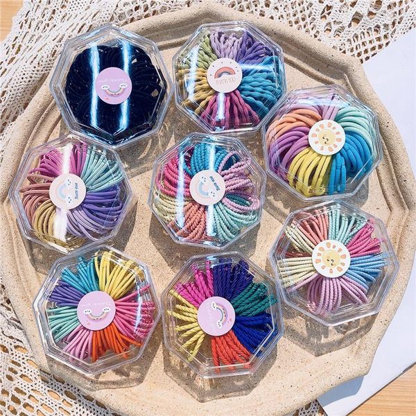 pieces of boxed spring candy color does not hurt hair small children's tie girls baby rubber band rope accessories, Slivery;white
pieces of boxed spring candy color does not hurt hair small children's tie girls baby rubber band rope accessories, Slivery;white