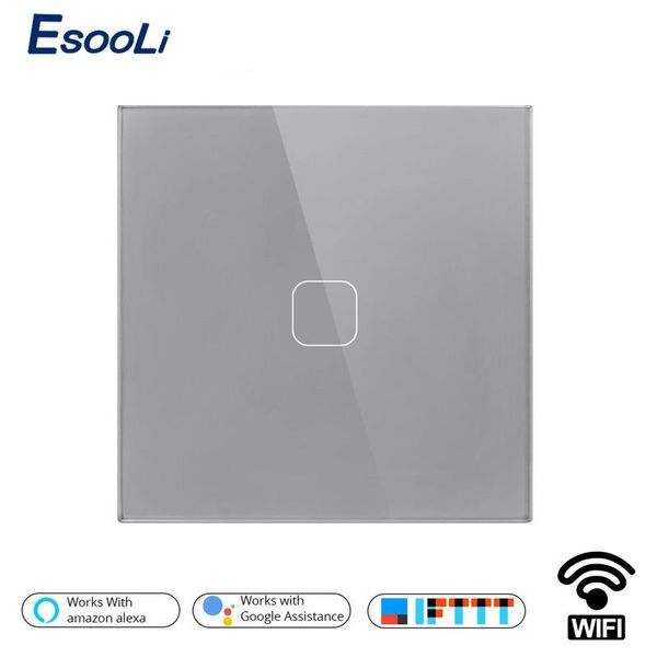 smart home control esooli eu standard tuya smartlife wifi app light switch google amazon alexa voice 1 gang touch
smart home control esooli eu standard tuya smartlife wifi app light switch google amazon alexa voice 1 gang touch