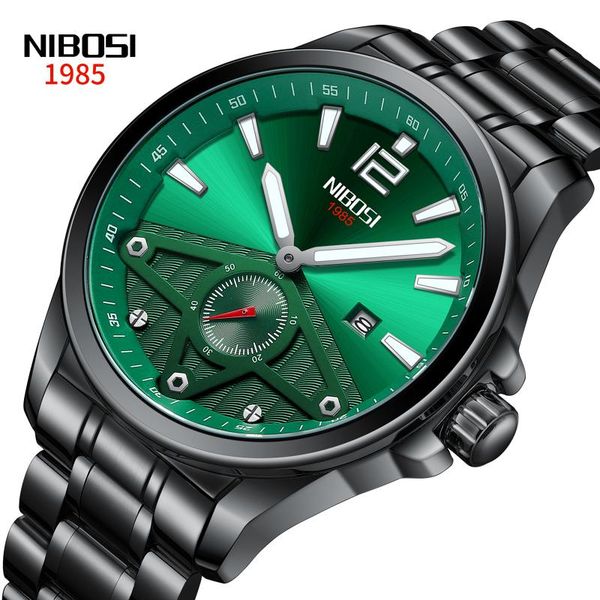 wristwatches nibosi watches men luxury gold business wrist watch military sports quartz male steel band waterproof clock reloj hombres, Slivery;brown
wristwatches nibosi watches men luxury gold business wrist watch military sports quartz male steel band waterproof clock reloj hombres, Slivery;brown