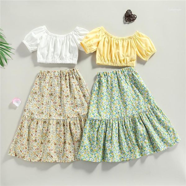 clothing sets 2pcs kids girls casual suit set, summer solid color o-neck short sleeve crop + flower print long skirt, 2-7 years1, White
clothing sets 2pcs kids girls casual suit set, summer solid color o-neck short sleeve crop + flower print long skirt, 2-7 years1, White