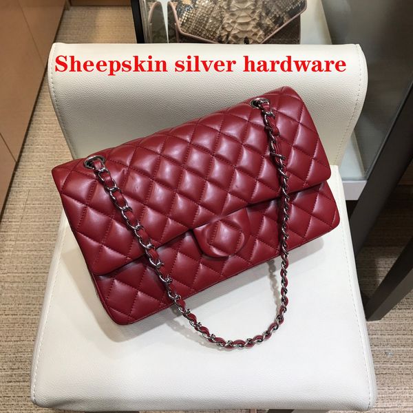 5a handbags women cross body bags brand luxury designer sheepskin lamb leather gold chain 25cm striped wallet designers purse shoulder multi, Red;black
5a handbags women cross body bags brand luxury designer sheepskin lamb leather gold chain 25cm striped wallet designers purse shoulder multi, Red;black