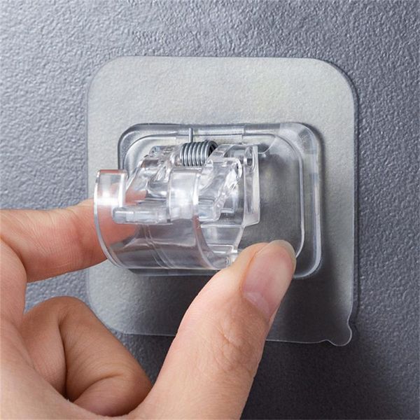 hooks & rails 2pcs nail adjustable curtain rod holder clamp bracket holders adhesive wall fixed clip hanging rack hook
hooks & rails 2pcs nail adjustable curtain rod holder clamp bracket holders adhesive wall fixed clip hanging rack hook