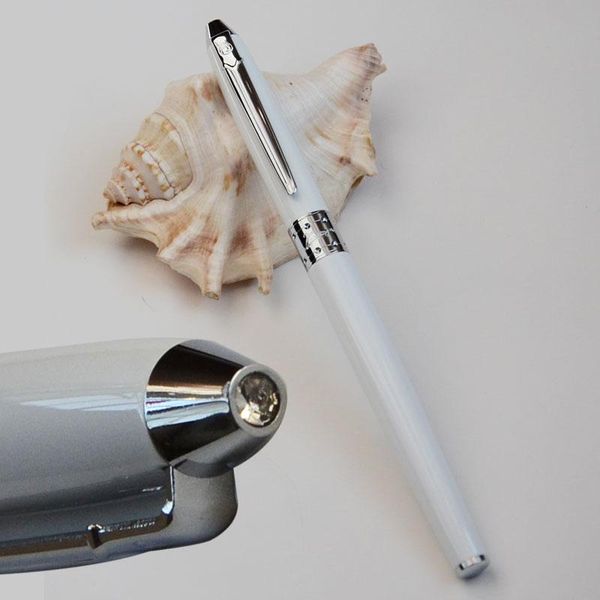 white fine hooded nib fountain pen black 3 colors for choose office business gift can order original box pens
white fine hooded nib fountain pen black 3 colors for choose office business gift can order original box pens