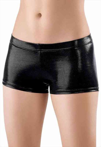 low waist elastic waistband metallic women shorts dance booty girls shiny stage performance ballet bottoms, White;black
low waist elastic waistband metallic women shorts dance booty girls shiny stage performance ballet bottoms, White;black