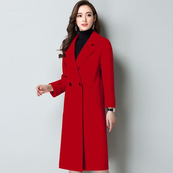 women's wool & blends 2021 autumn winter long woolen coats 100% coat fashion slim female jacket women pp072, Black
women's wool & blends 2021 autumn winter long woolen coats 100% coat fashion slim female jacket women pp072, Black