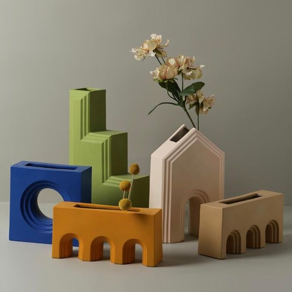 vases modern ceramic home decoration living room bedroom special-shaped flower pot creative artist ornaments
vases modern ceramic home decoration living room bedroom special-shaped flower pot creative artist ornaments