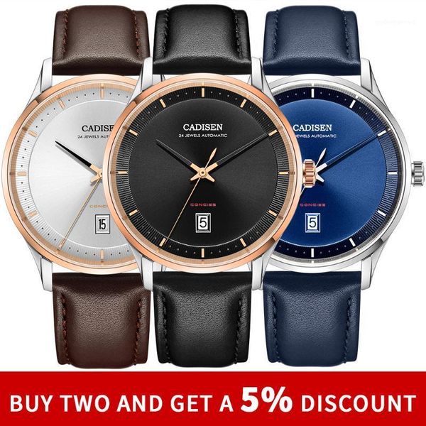 wristwatches cadisen men`s watch automatic mechanical watches men -nh35a movement wristwatch sapphire crystal clock relojes hombre 5atm, Slivery;brown
wristwatches cadisen men`s watch automatic mechanical watches men -nh35a movement wristwatch sapphire crystal clock relojes hombre 5atm, Slivery;brown