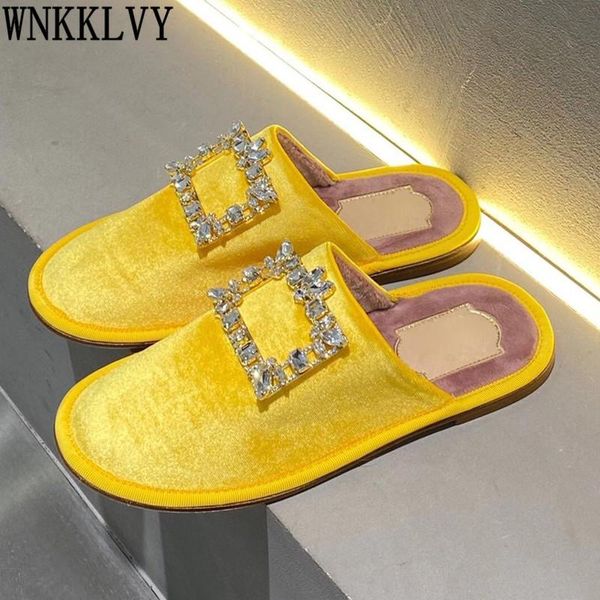 flat golden velvet closed toe slippers women crystal rhinestone square buckle casual mules autumn winter indoor comfort slides, Black
flat golden velvet closed toe slippers women crystal rhinestone square buckle casual mules autumn winter indoor comfort slides, Black