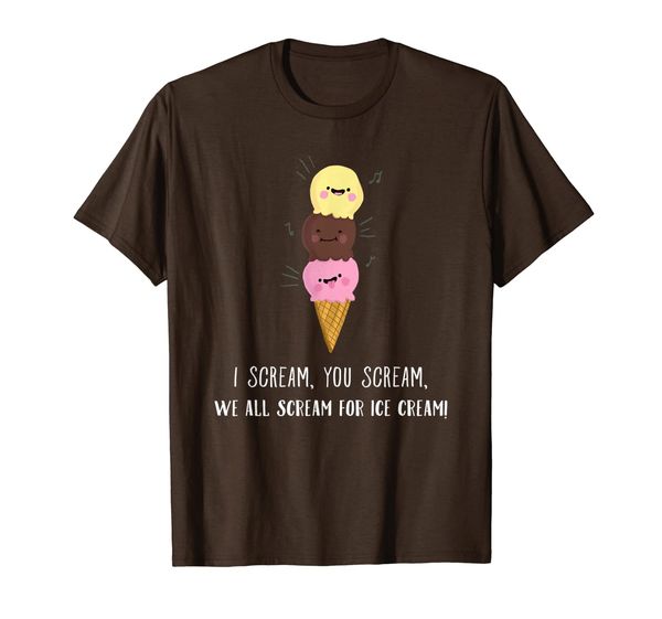 ice cream van driver ice cream truck ice cream parlor summer t-shirt, White;black