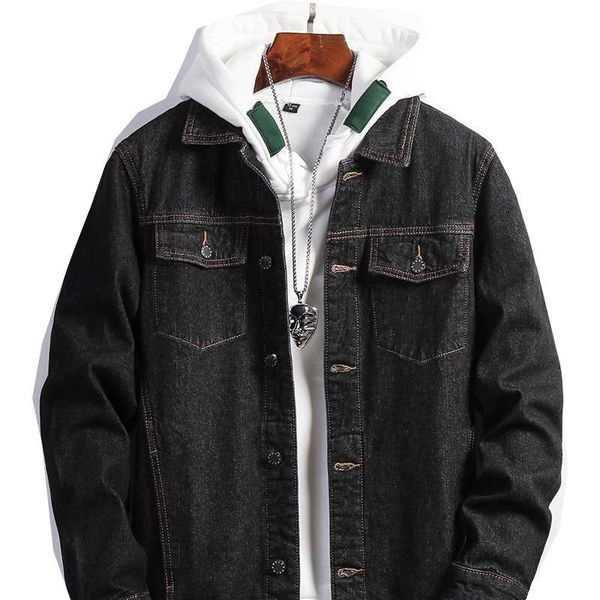 men's jackets plus size denim jacket fashion casual cotton black blue 5xl 6xl 7xl fall/winter, Black;brown
men's jackets plus size denim jacket fashion casual cotton black blue 5xl 6xl 7xl fall/winter, Black;brown