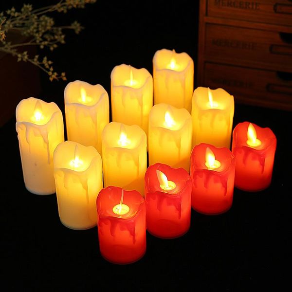 6pcs electronic candle warm white flicker led tea light battery operated night lamp 11cm christmas wedding party lighting decors candles
6pcs electronic candle warm white flicker led tea light battery operated night lamp 11cm christmas wedding party lighting decors candles