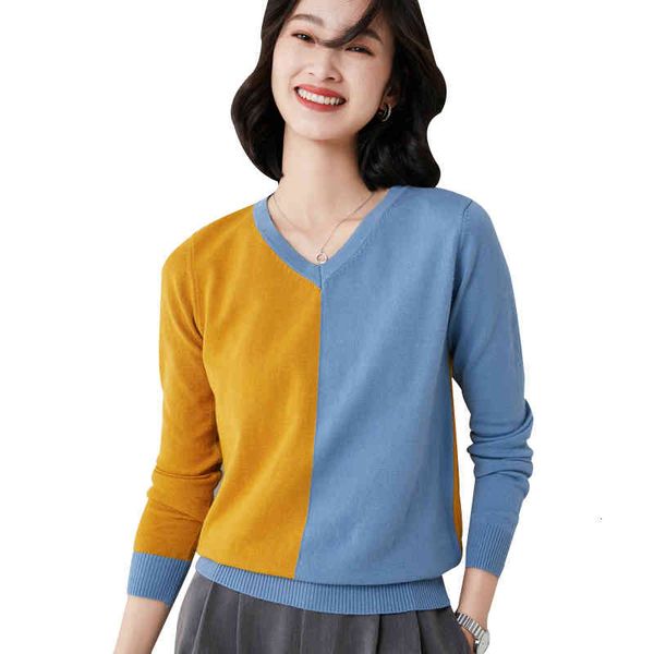 women's sweaters female sweater knitted with v-neck, long sleeve, ashmere sweater, pullover, autumn and winter 2021, White;black
women's sweaters female sweater knitted with v-neck, long sleeve, ashmere sweater, pullover, autumn and winter 2021, White;black