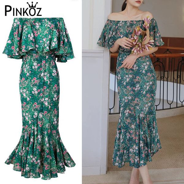 pinnkoz summer holiday green floral printed ruffles slash neck sim bodycon mermaid midi dress women casual beach dresses boho 210421, White
pinnkoz summer holiday green floral printed ruffles slash neck sim bodycon mermaid midi dress women casual beach dresses boho 210421, White