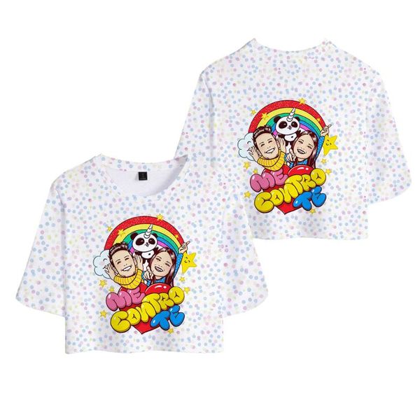 women's t-shirt me contro te t shirt women girl o-neck crop short fashion cartoon print streetwear tee, White
women's t-shirt me contro te t shirt women girl o-neck crop short fashion cartoon print streetwear tee, White