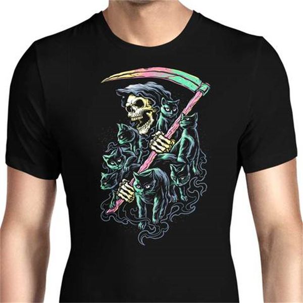 fashion cartoon skull print pattern round neck men's and women's short-sleeved t-shirts are comfortable and loose, White;black
fashion cartoon skull print pattern round neck men's and women's short-sleeved t-shirts are comfortable and loose, White;black