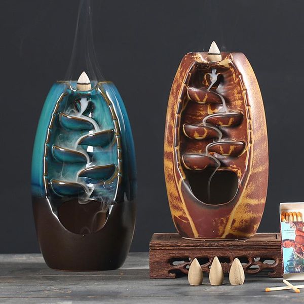 fragrance lamps big size zen waterfall with 20 cones incense ceramic holder backflow burner sandalwood home decoration
fragrance lamps big size zen waterfall with 20 cones incense ceramic holder backflow burner sandalwood home decoration