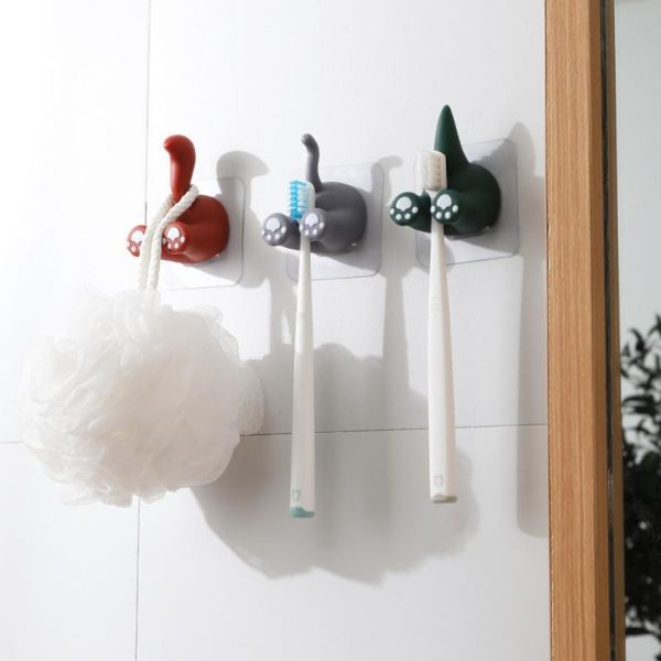 bathroom hook wall rack animal tail punch storage hanging sticky door back cute multi-function container hooks & rails
bathroom hook wall rack animal tail punch storage hanging sticky door back cute multi-function container hooks & rails