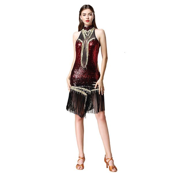 stage wear latin samba dance dress women for ballroom fringe sequins costume skirt charleston dresses gatsby flapper 7ft2, Black;red
stage wear latin samba dance dress women for ballroom fringe sequins costume skirt charleston dresses gatsby flapper 7ft2, Black;red