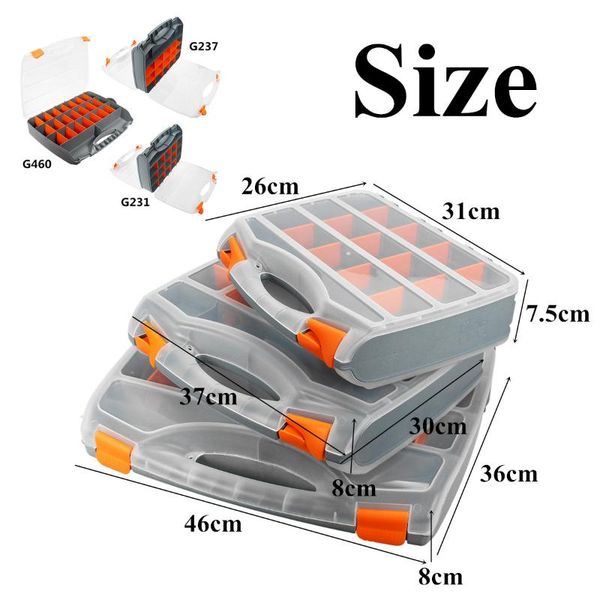 storage boxes & bins professional tool organiser compartment box case screw nail nut bolt 3 sizes lightweight removable polypropylene
storage boxes & bins professional tool organiser compartment box case screw nail nut bolt 3 sizes lightweight removable polypropylene