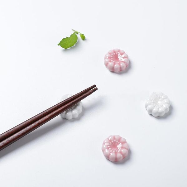 chopsticks 1pc japanese style cherry blossoms ceramic chopstick rest spoon fork holder diy home dining table ornaments
chopsticks 1pc japanese style cherry blossoms ceramic chopstick rest spoon fork holder diy home dining table ornaments