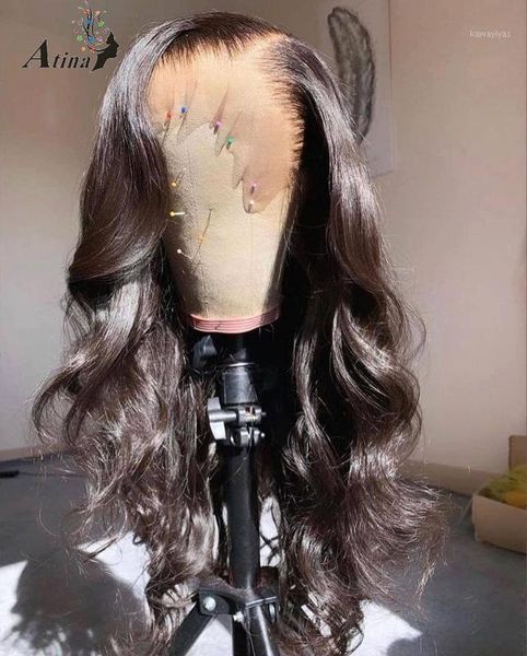 lace front human hair wig body wave pre plucked glueless brazilian remy 180% for black women atina1, Black;brown
lace front human hair wig body wave pre plucked glueless brazilian remy 180% for black women atina1, Black;brown