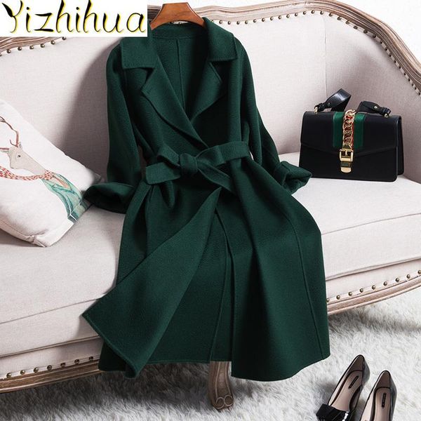 women's wool & blends female ayunaue long coat jacket 100% women clothes spring autumn fashion elegant ladies coats double-sided overco, Black
women's wool & blends female ayunaue long coat jacket 100% women clothes spring autumn fashion elegant ladies coats double-sided overco, Black