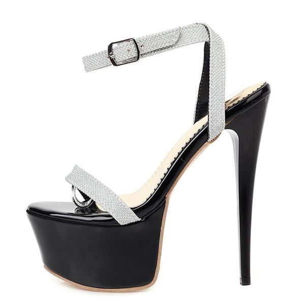summer sandals women extreme high heels 16cm flip flops platform luxury party wedding shoes woman sandasl large size 45, Black
summer sandals women extreme high heels 16cm flip flops platform luxury party wedding shoes woman sandasl large size 45, Black