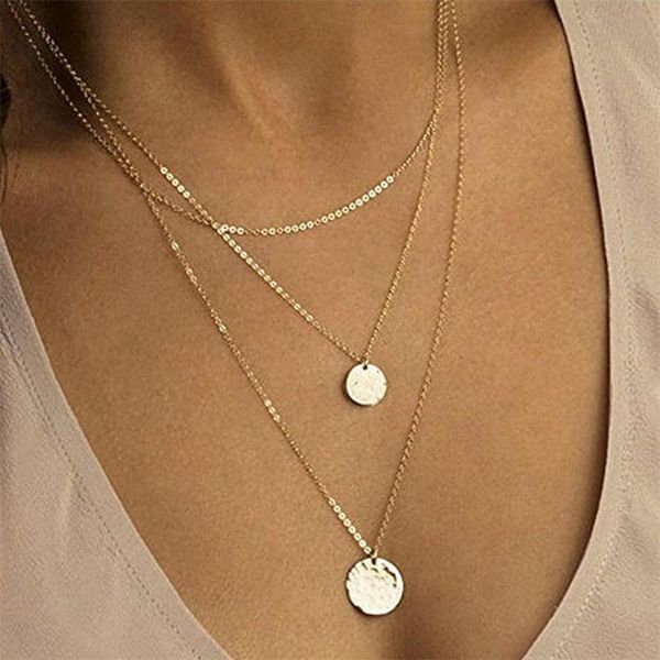 pendant necklaces 2021 fashion multi layer long bohemian necklace for women jewelry accessories, Silver
pendant necklaces 2021 fashion multi layer long bohemian necklace for women jewelry accessories, Silver