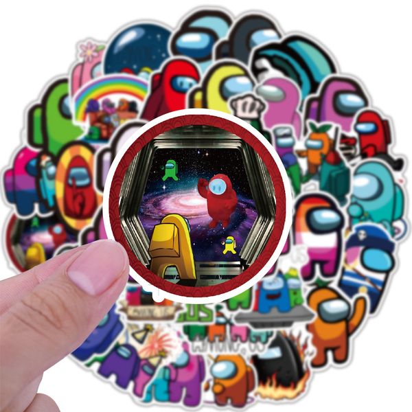 50pcs cartoons among us stickers game anime stikers skateboard guitar lapbicycle car kawaii kids waterproof stikers toys
50pcs cartoons among us stickers game anime stikers skateboard guitar lapbicycle car kawaii kids waterproof stikers toys