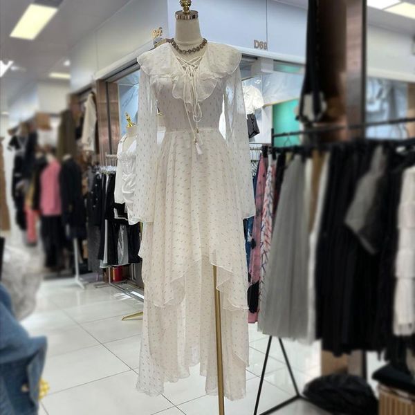 casual dresses 2021 fashion summer irregular dress women filigree point printed ruffles patchwork elegant long sleeve, Black;gray
casual dresses 2021 fashion summer irregular dress women filigree point printed ruffles patchwork elegant long sleeve, Black;gray