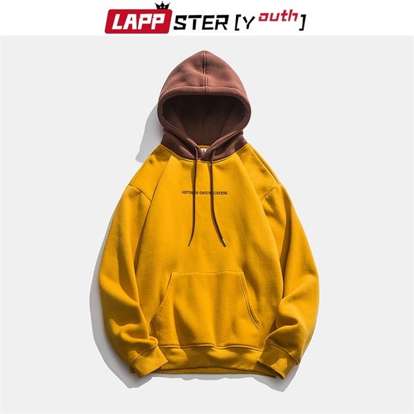 men fleece harajuku patchwork hooded hoodies autumn mens streetwear oversized black sweatshirts japanese 210420
men fleece harajuku patchwork hooded hoodies autumn mens streetwear oversized black sweatshirts japanese 210420