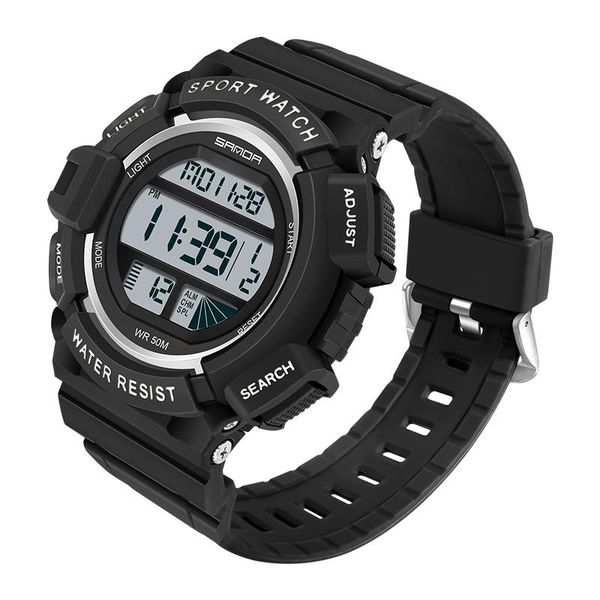 wristwatches men outdoor sport digital wrist watch 50m waterproof led electronic satch clock for boy girl gift watches relogio masculino, Slivery;brown
wristwatches men outdoor sport digital wrist watch 50m waterproof led electronic satch clock for boy girl gift watches relogio masculino, Slivery;brown