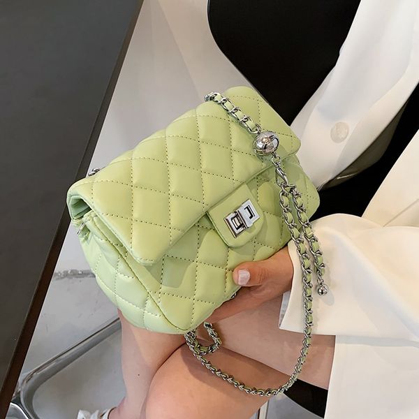 summer lingge chain mini pu leather flap crossbody bag 2021 shoulder handbags beautiful fashion luxury tend purses green l003
summer lingge chain mini pu leather flap crossbody bag 2021 shoulder handbags beautiful fashion luxury tend purses green l003