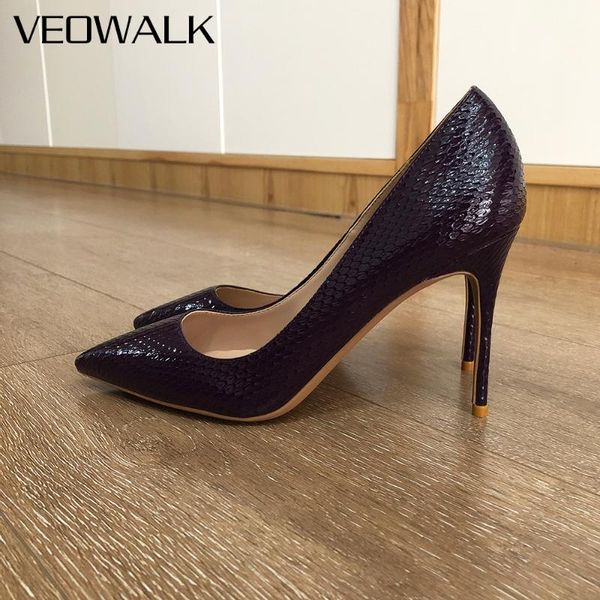 dress shoes veowalk deep purple snakeskin women pointed toe stiletto pumps 8cm 10cm 12cm high heel party large size 33 43 44 45, Black
dress shoes veowalk deep purple snakeskin women pointed toe stiletto pumps 8cm 10cm 12cm high heel party large size 33 43 44 45, Black